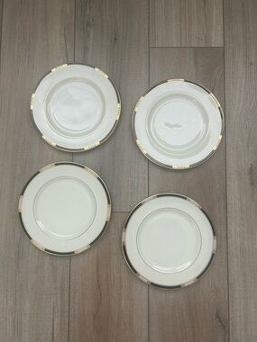 Qty 4 Lenox Hancock Presidential Collection Salad Plates